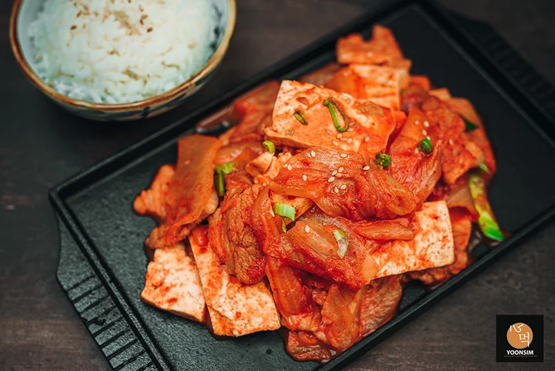 Yoonsim koreanisches Restaurant Duesseldorf kimchi schweinebauch